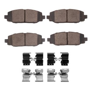 Jeep Wrangler Brake Pads - Rear - R1 Concepts - Ceramic - `18-`25